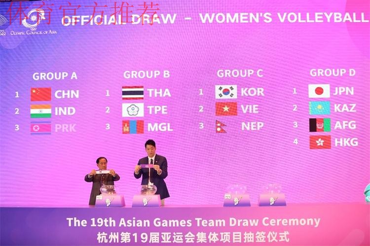 杭州亚运会足球项目抽签 中国男、女足分组确定 杭州亚运会足球项目抽签 中国男、女足分组确定